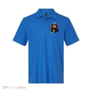 Cute Painted Cavalier King Charles Spaniel Polo