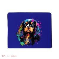 Cute Painted Cavalier King Charles Spaniel Mousepad thumb 0