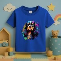 Cute Painted Cavalier King Charles Spaniel Toddler T-Shirt thumb 3