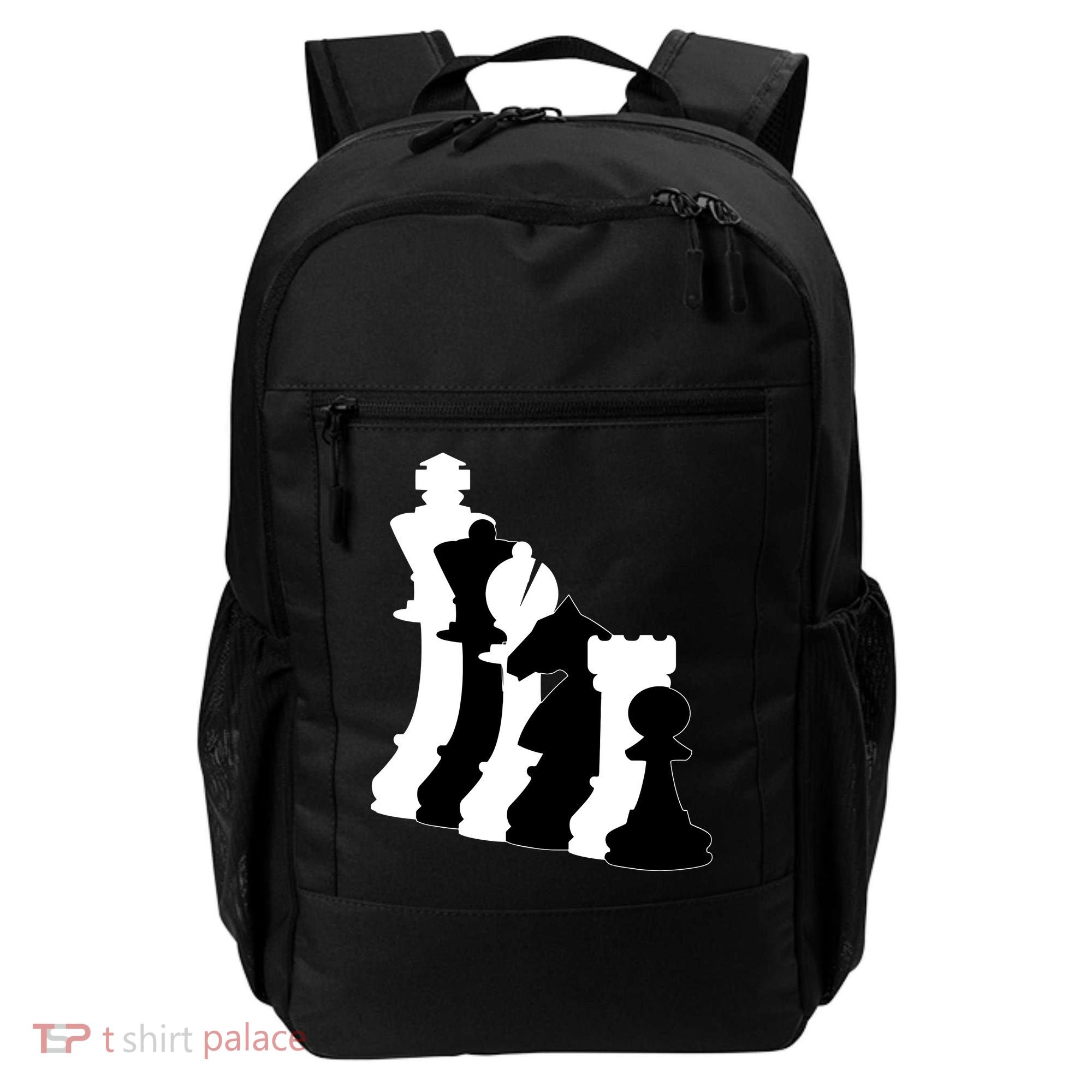 Chess Pieces, Chess Lover, Titled Chess Player, Chess Master Backpack
