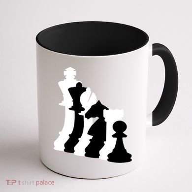 Chess Pieces, Chess Lover, Titled Chess Player, Chess Master Coffee Mug back
