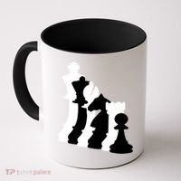 Chess Pieces, Chess Lover, Titled Chess Player, Chess Master Coffee Mug thumb 0