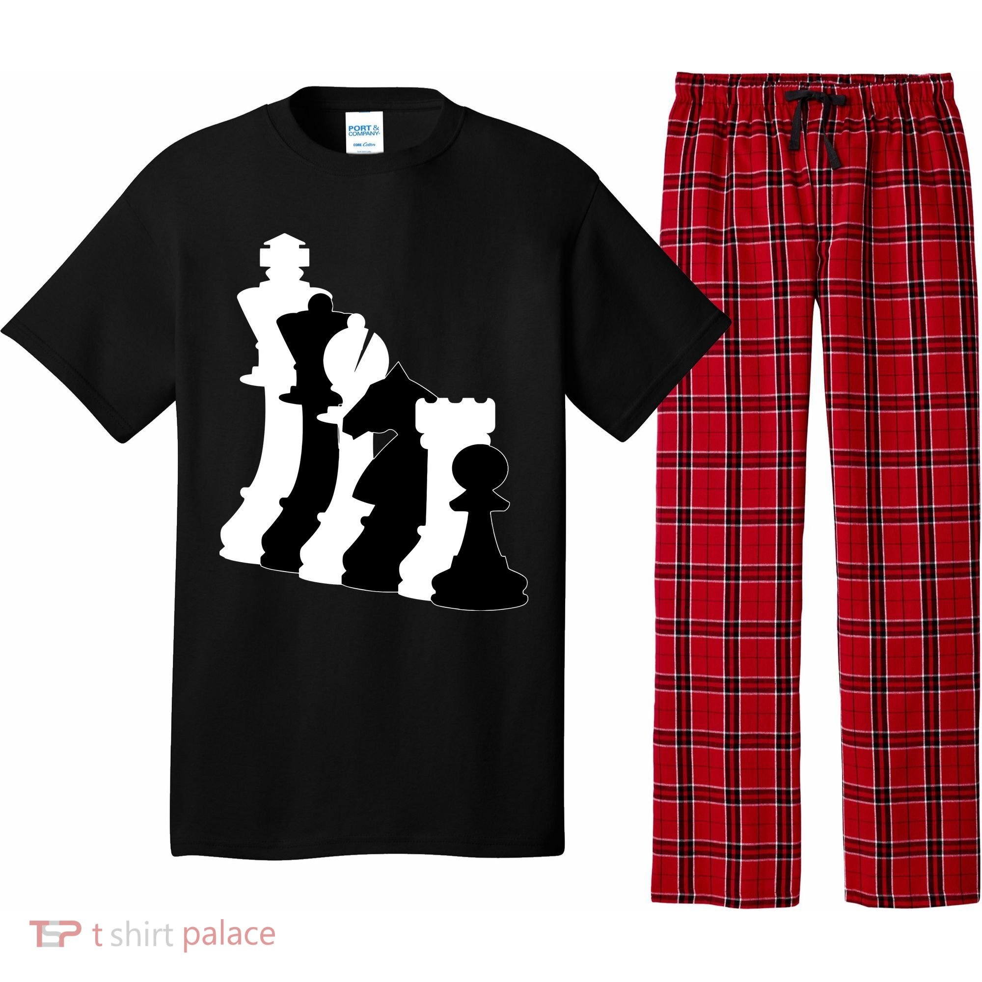Chess Pieces, Chess Lover, Titled Chess Player, Chess Master Pajama Set