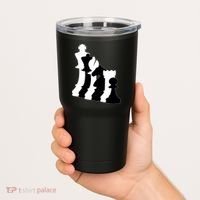 Chess Pieces, Chess Lover, Titled Chess Player, Chess Master Tumbler thumb 2