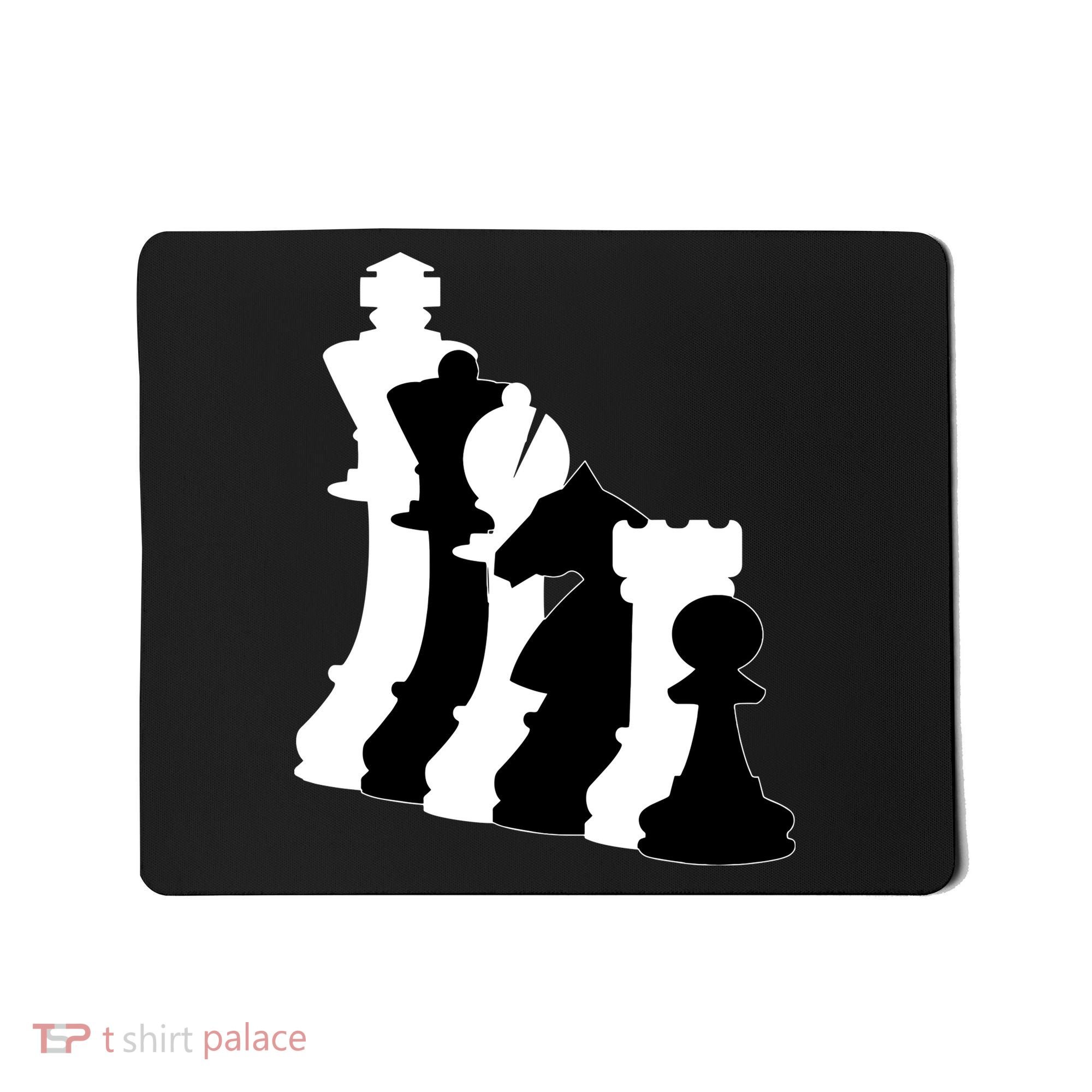 Chess Pieces, Chess Lover, Titled Chess Player, Chess Master Mousepad