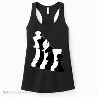 Chess Pieces, Chess Lover, Titled Chess Player, Chess Master Women's Tank Top thumb 0
