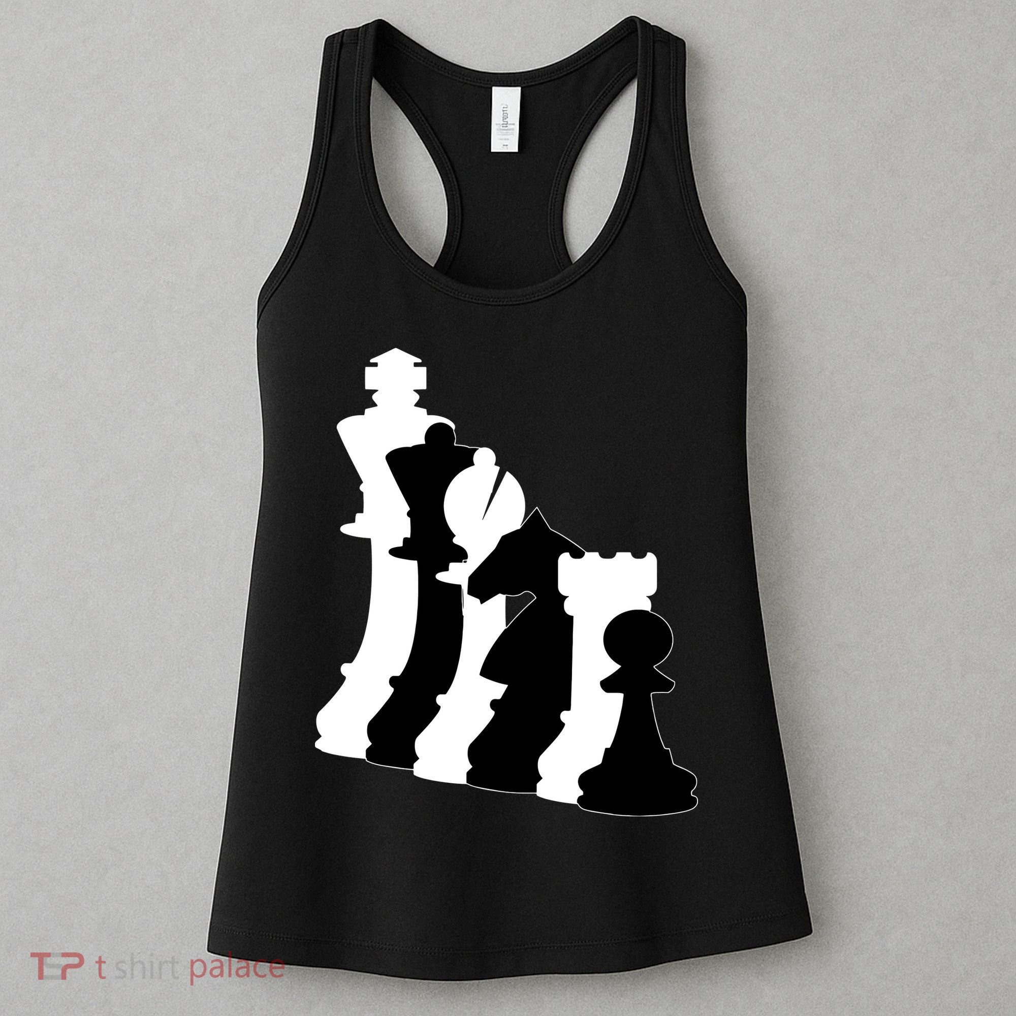 Chess Pieces, Chess Lover, Titled Chess Player, Chess Master Women's Tank Top