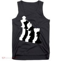 Chess Pieces, Chess Lover, Titled Chess Player, Chess Master Tank Top thumb 0