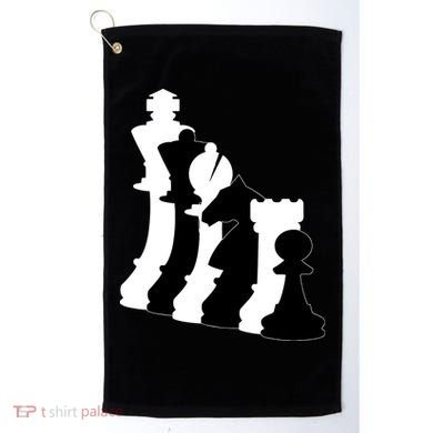 Chess Pieces, Chess Lover, Titled Chess Player, Chess Master Golf Towel