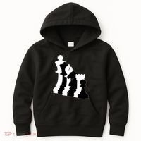 Chess Pieces, Chess Lover, Titled Chess Player, Chess Master Kids Hoodie thumb 0