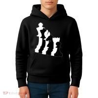 Chess Pieces, Chess Lover, Titled Chess Player, Chess Master Kids Hoodie thumb 4