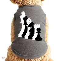 Chess Pieces, Chess Lover, Titled Chess Player, Chess Master Doggie Tank thumb 0