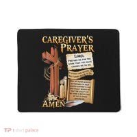 CaregiverS Prayer Christian Cross Faith Hope Love Jesus Mousepad thumb 0