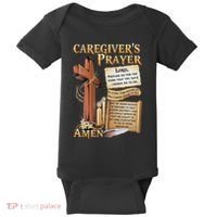 CaregiverS Prayer Christian Cross Faith Hope Love Jesus Baby Bodysuit thumb 0