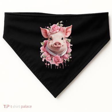 Cute Pig USA-Made Doggie Bandana