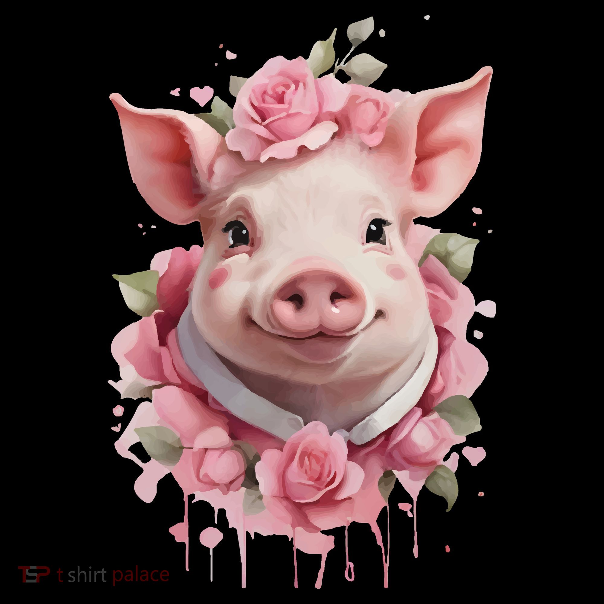 Cute Pig Button
