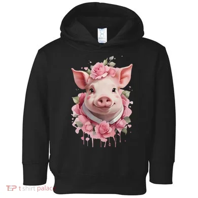 Cute Pig Toddler Hoodie