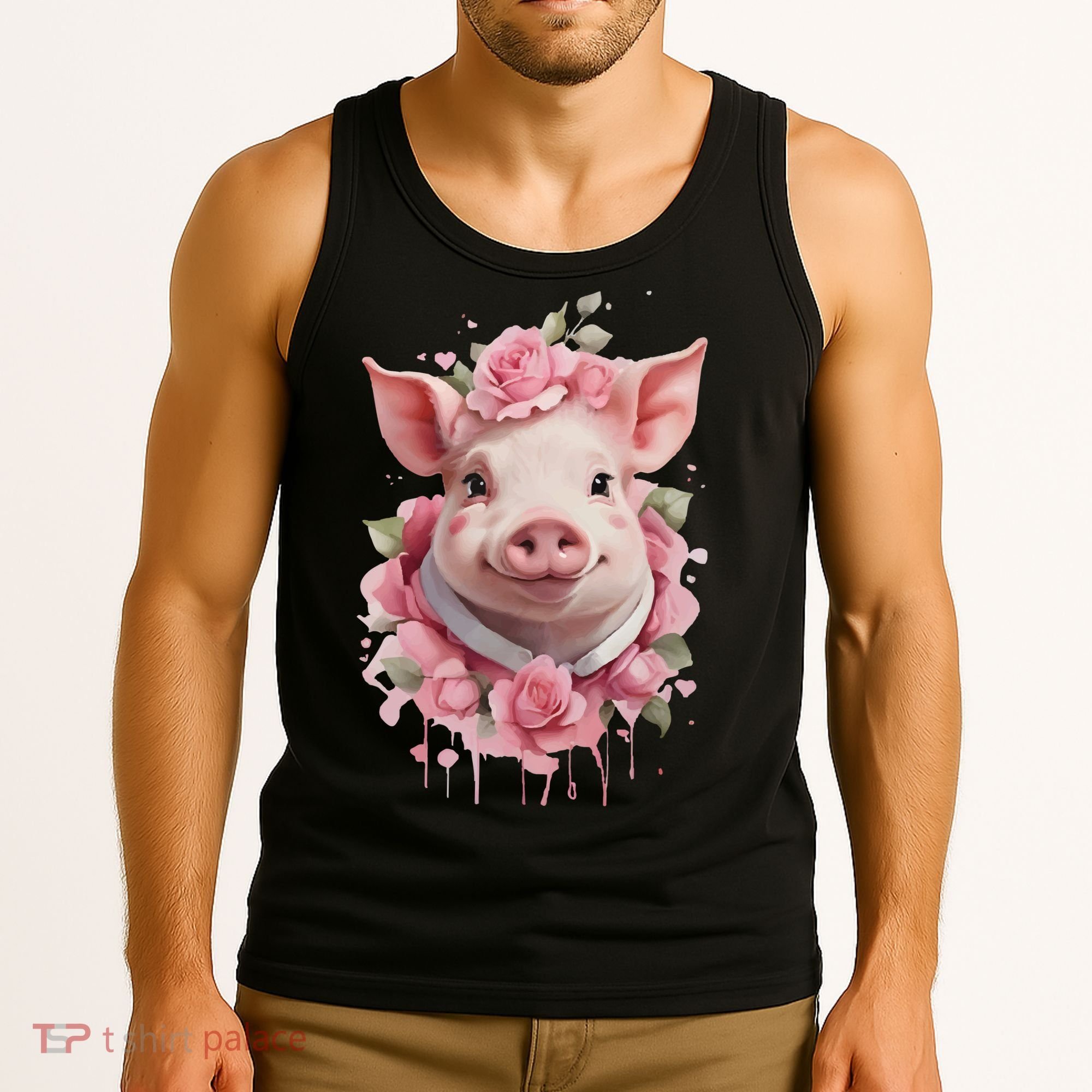 Cute Pig Tank Top