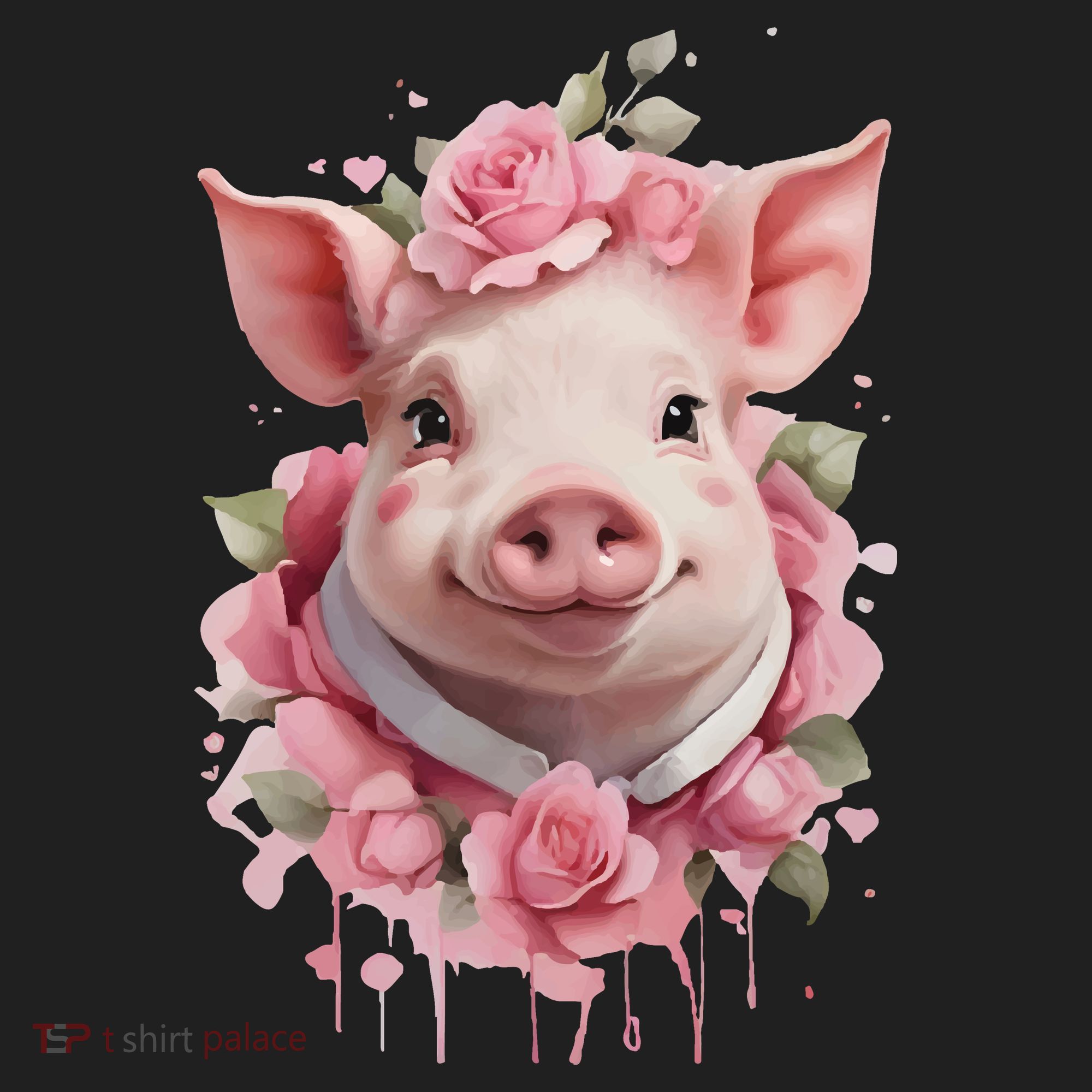 Cute Pig Golf Towel