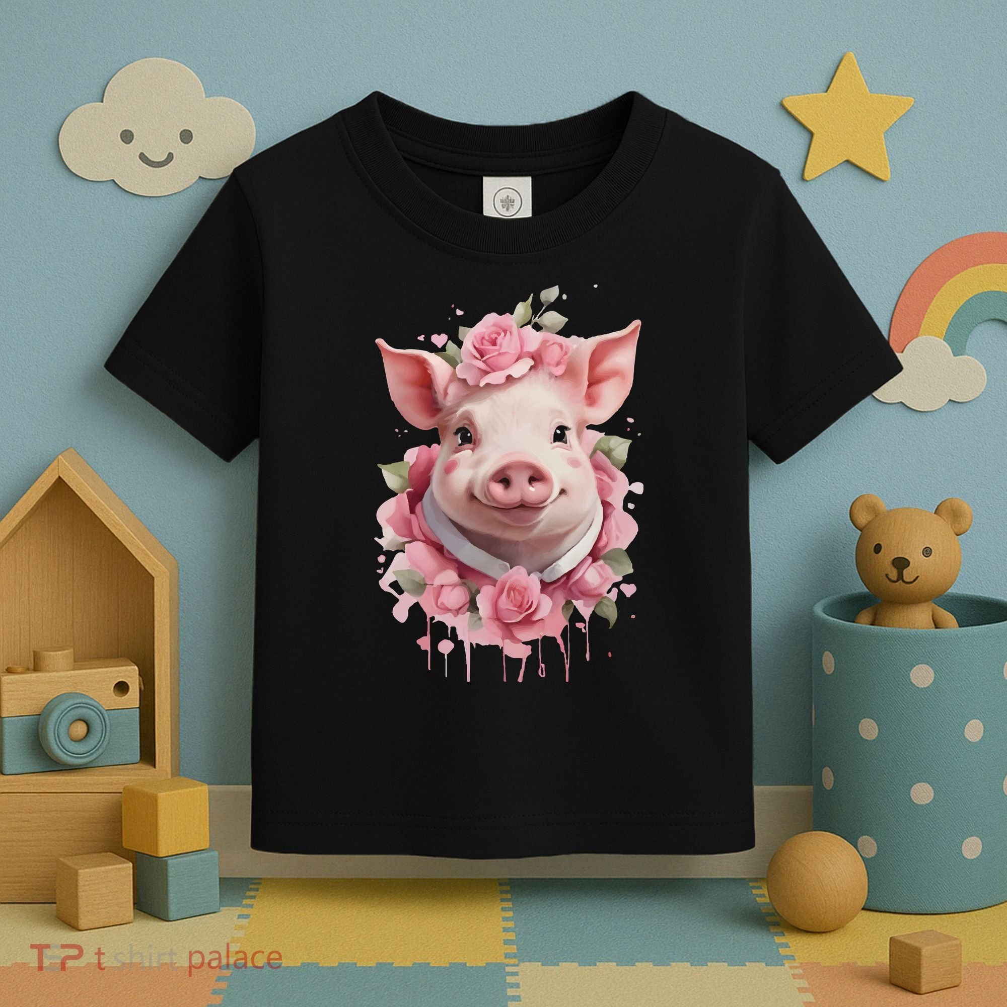 Cute Pig Toddler T-Shirt