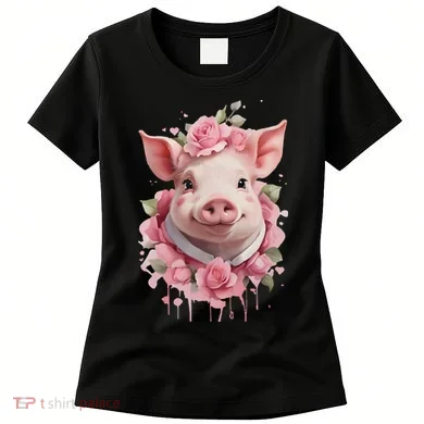 Cute Pig Women's T-Shirt