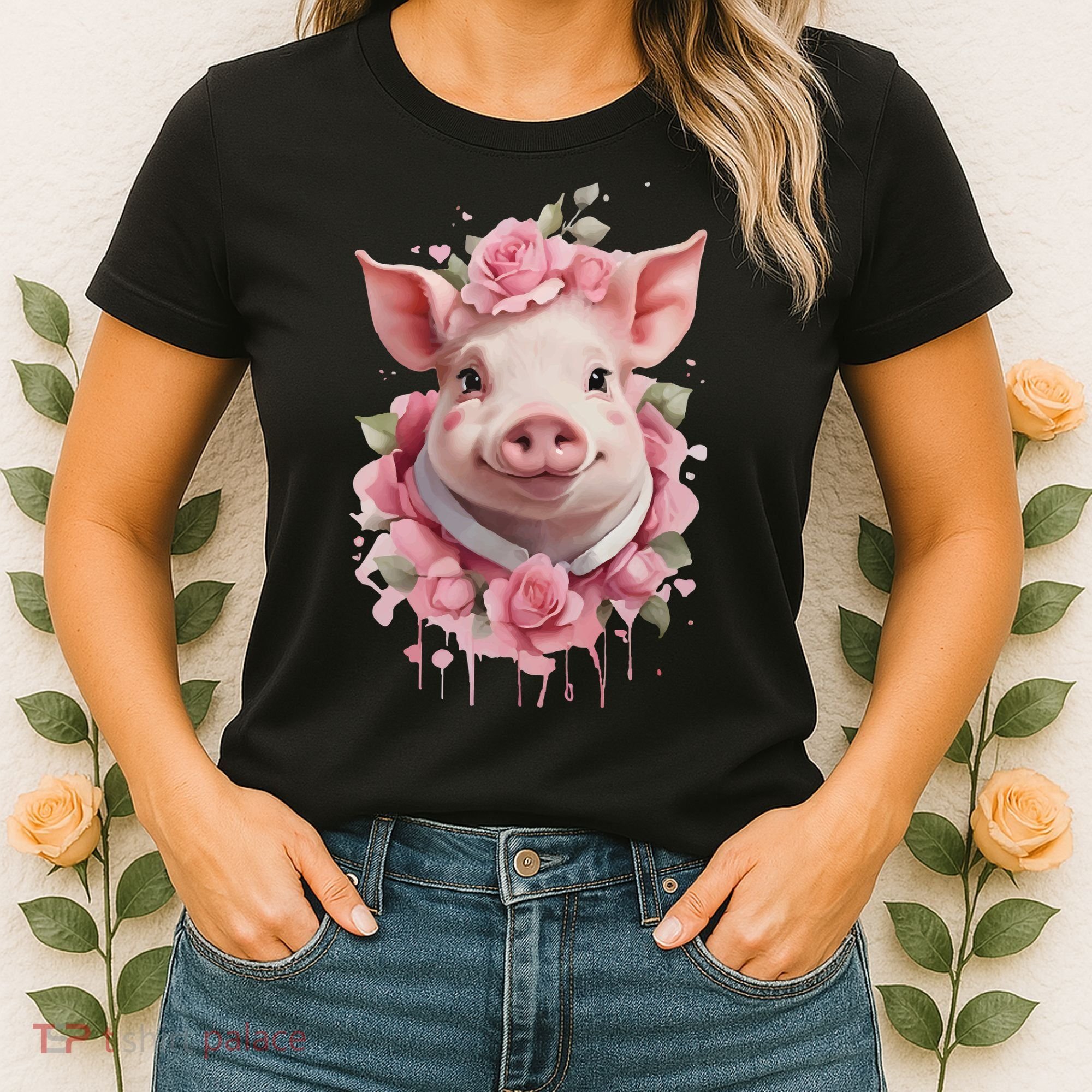 Cute Pig Women's T-Shirt