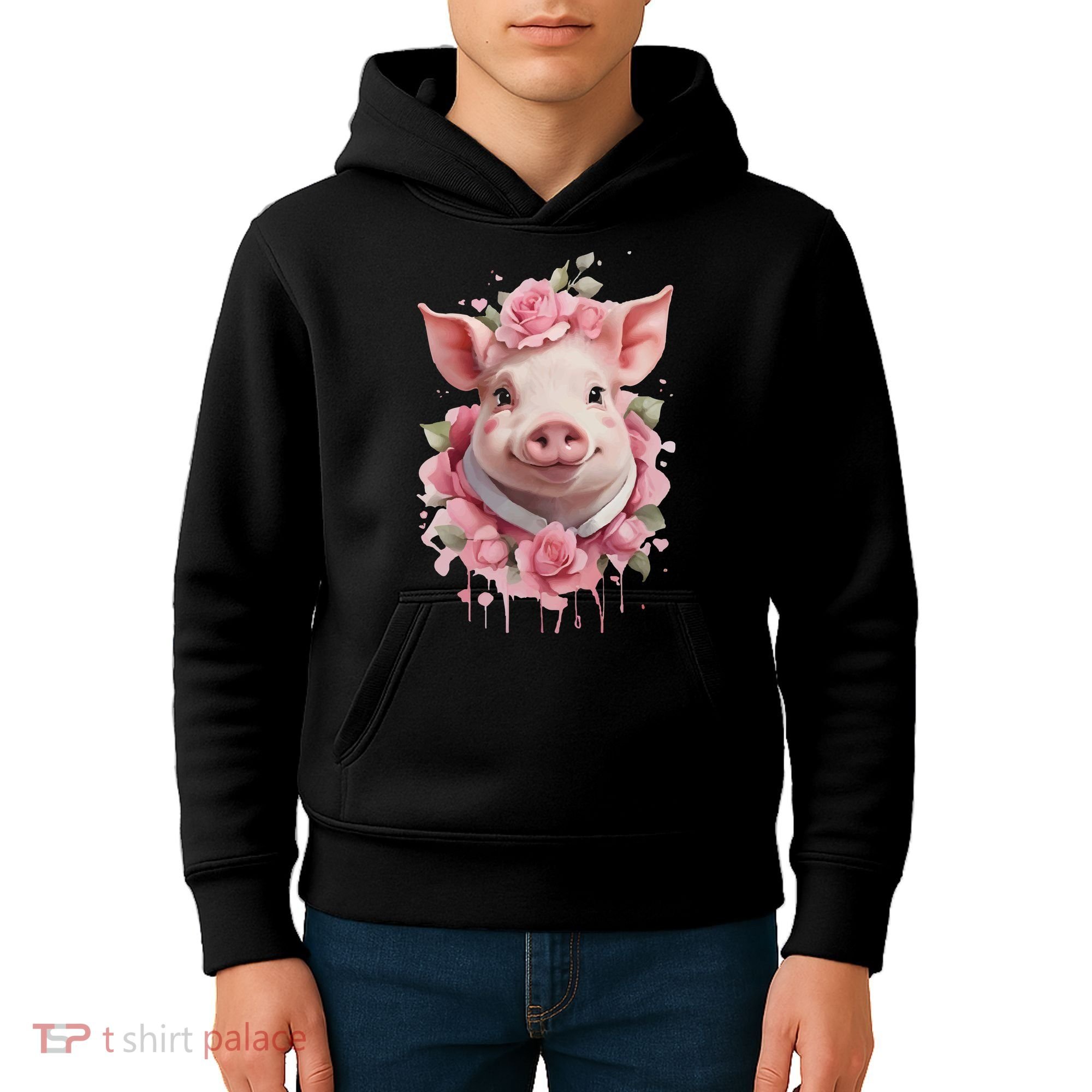 Cute Pig Kids Hoodie