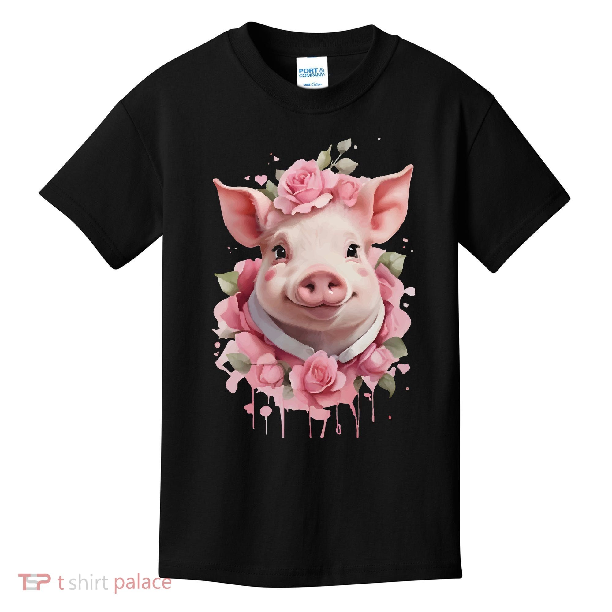 Cute Pig Kids T-Shirt