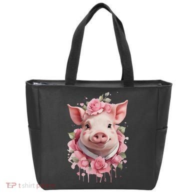 Cute Pig Tote Bag
