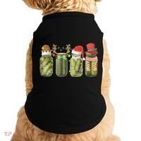 Christmas Pickle Canning Season Pickle Lovers Doggie Tank thumb 0