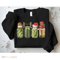 Christmas Pickle Canning Season Pickle Lovers Sweatshirt thumb 2
