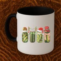 Christmas Pickle Canning Season Pickle Lovers Coffee Mug thumb 2