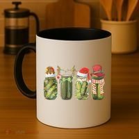 Christmas Pickle Canning Season Pickle Lovers Coffee Mug thumb 4
