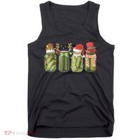 Christmas Pickle Canning Season Pickle Lovers Tank Top thumb 0