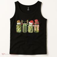Christmas Pickle Canning Season Pickle Lovers Tank Top thumb 2