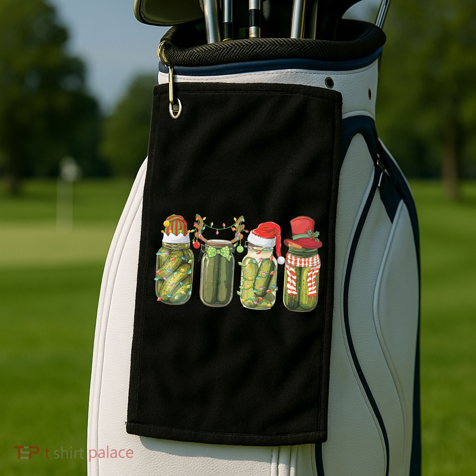 Christmas Pickle Canning Season Pickle Lovers Golf Towel