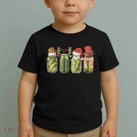 Christmas Pickle Canning Season Pickle Lovers Toddler T-Shirt thumb 2