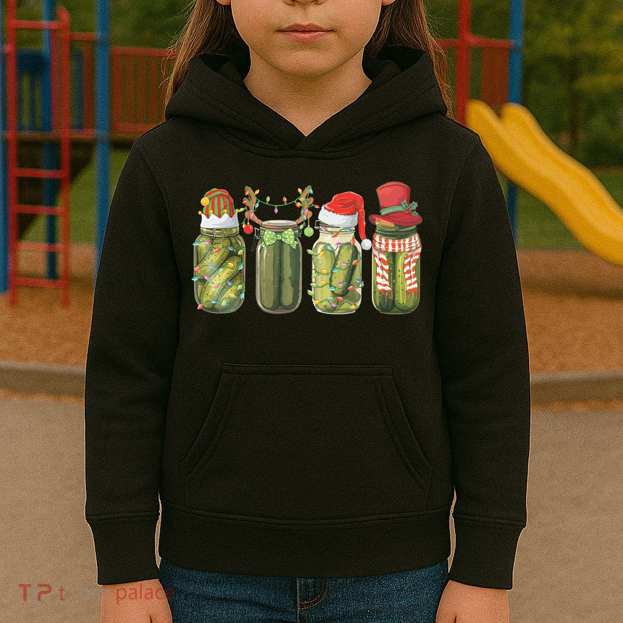 Christmas Pickle Canning Season Pickle Lovers Kids Hoodie