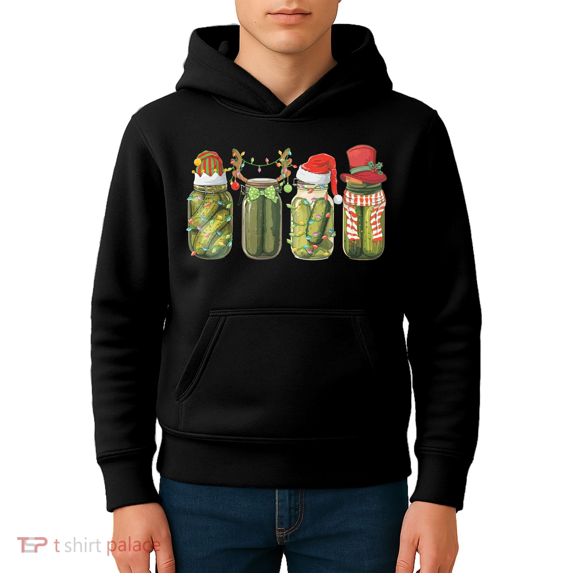 Christmas Pickle Canning Season Pickle Lovers Kids Hoodie