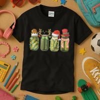 Christmas Pickle Canning Season Pickle Lovers Kids T-Shirt thumb 3