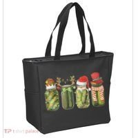 Christmas Pickle Canning Season Pickle Lovers Tote Bag thumb 2