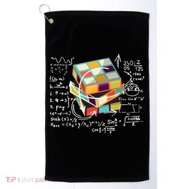 Competitive Puzzle Cube Math Speed Cubing 80S Vintage Toy Funny Gift Golf Towel