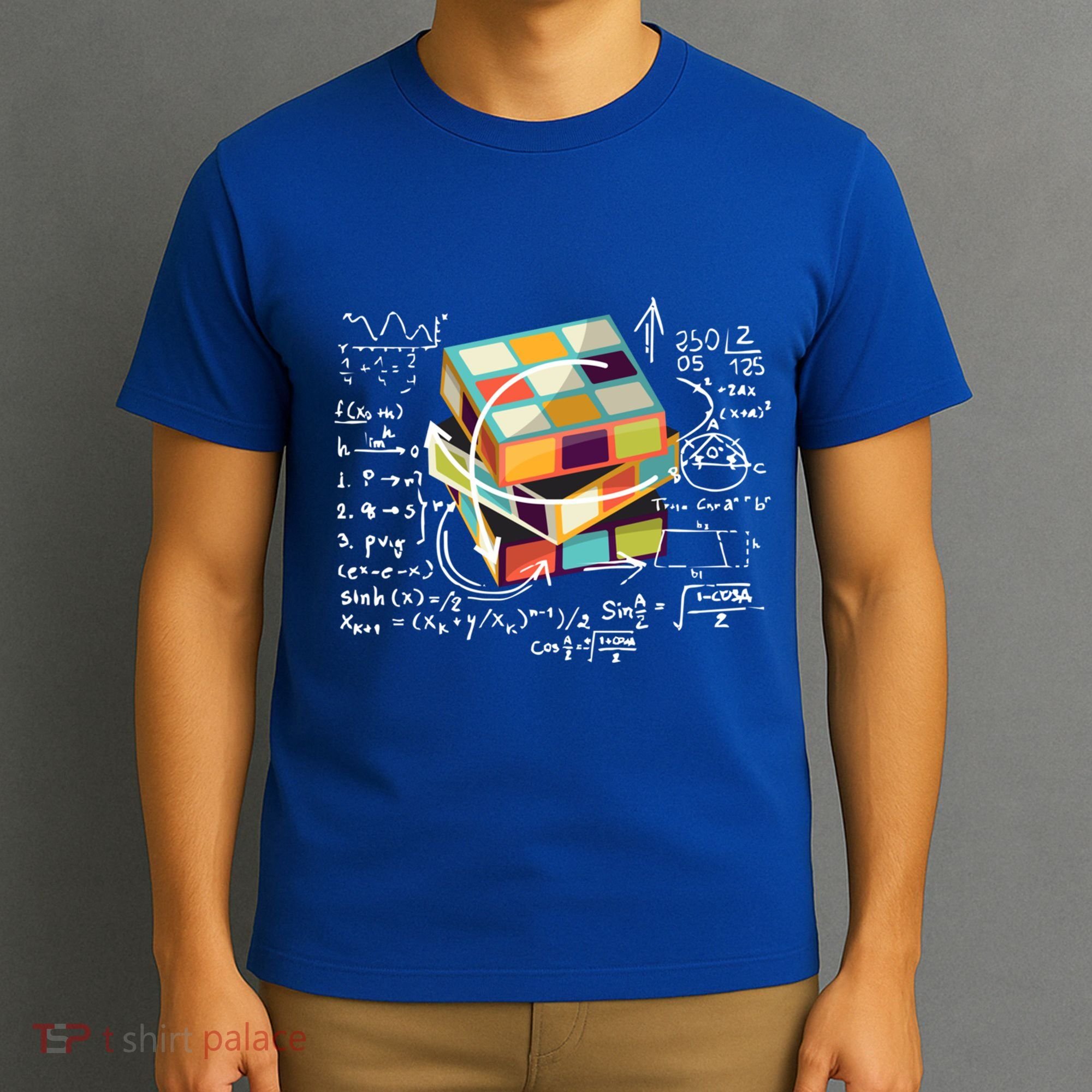 Competitive Puzzle Cube Math Speed Cubing 80S Vintage Toy Funny Gift T-Shirt