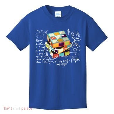 Competitive Puzzle Cube Math Speed Cubing 80S Vintage Toy Funny Gift Kids T-Shirt