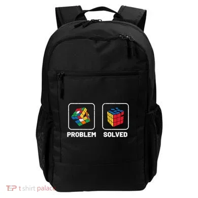 Competitive Puzzle Cube Problem Solved Speed Cubing Meaningful Gift Backpack