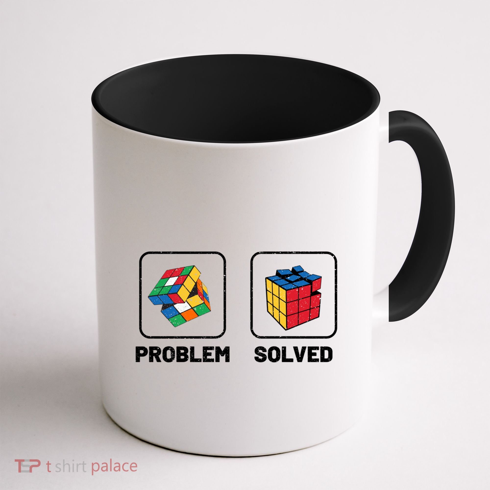 Competitive Puzzle Cube Problem Solved Speed Cubing Meaningful Gift Coffee Mug