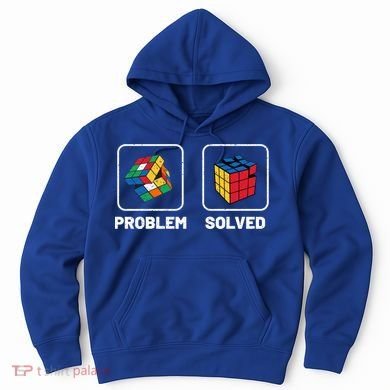 Competitive Puzzle Cube Problem Solved Speed Cubing Meaningful Gift Hoodie