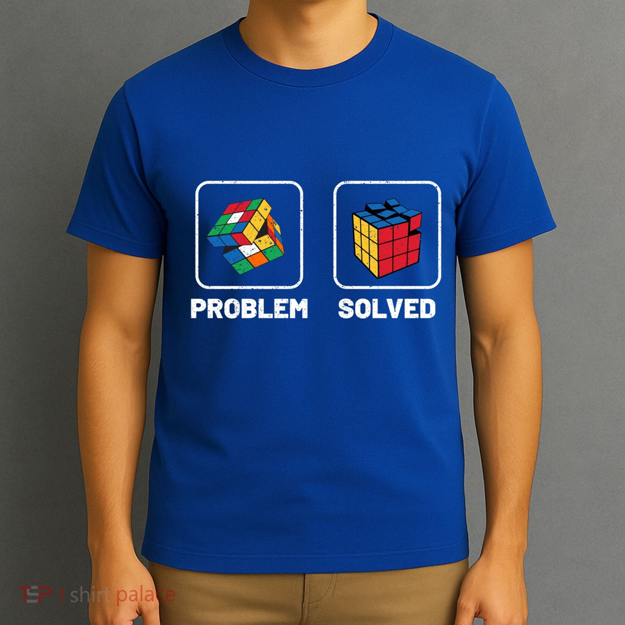 Competitive Puzzle Cube Problem Solved Speed Cubing Meaningful Gift T-Shirt