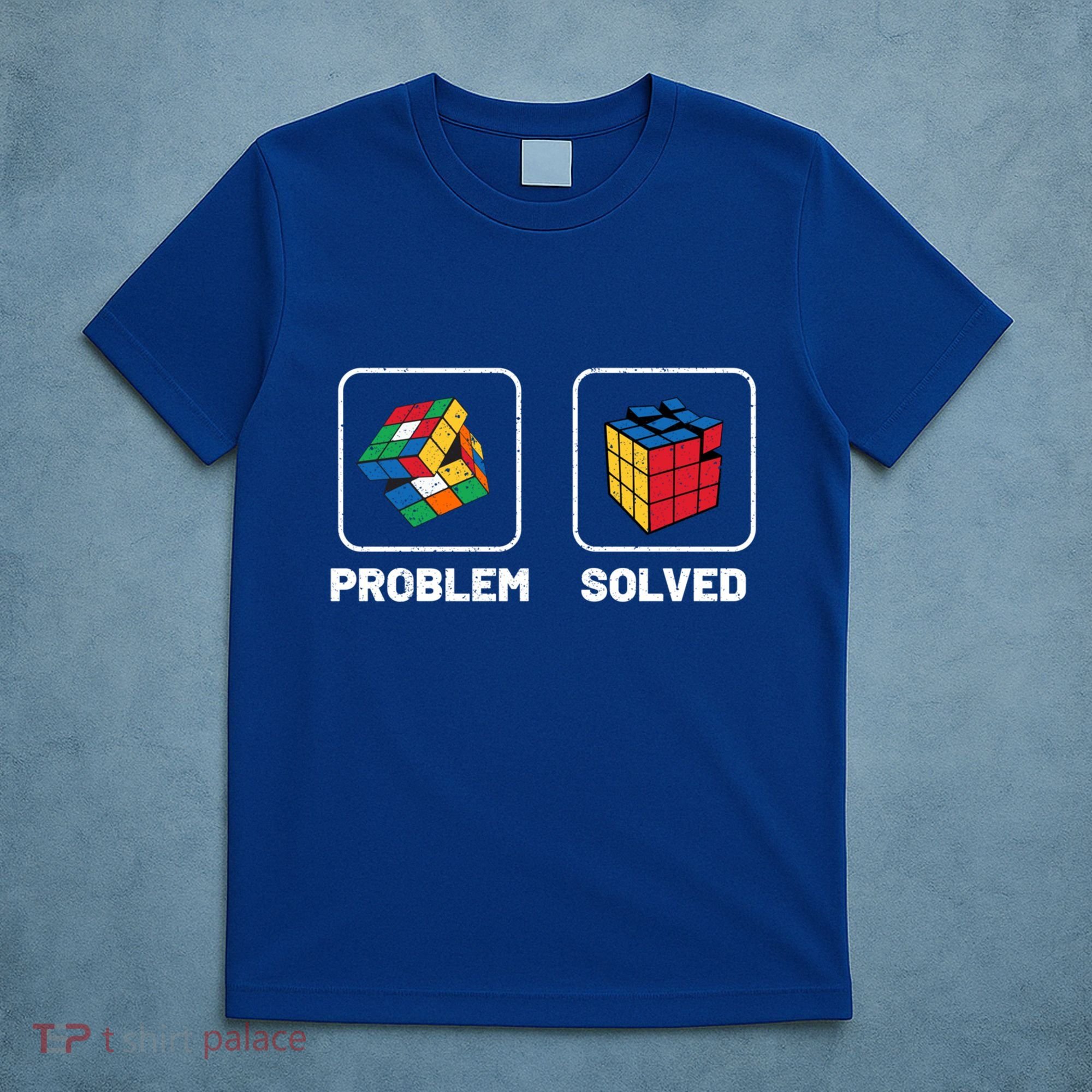 Competitive Puzzle Cube Problem Solved Speed Cubing Meaningful Gift T-Shirt