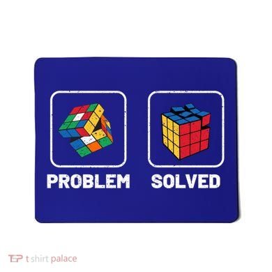 Competitive Puzzle Cube Problem Solved Speed Cubing Meaningful Gift Mousepad